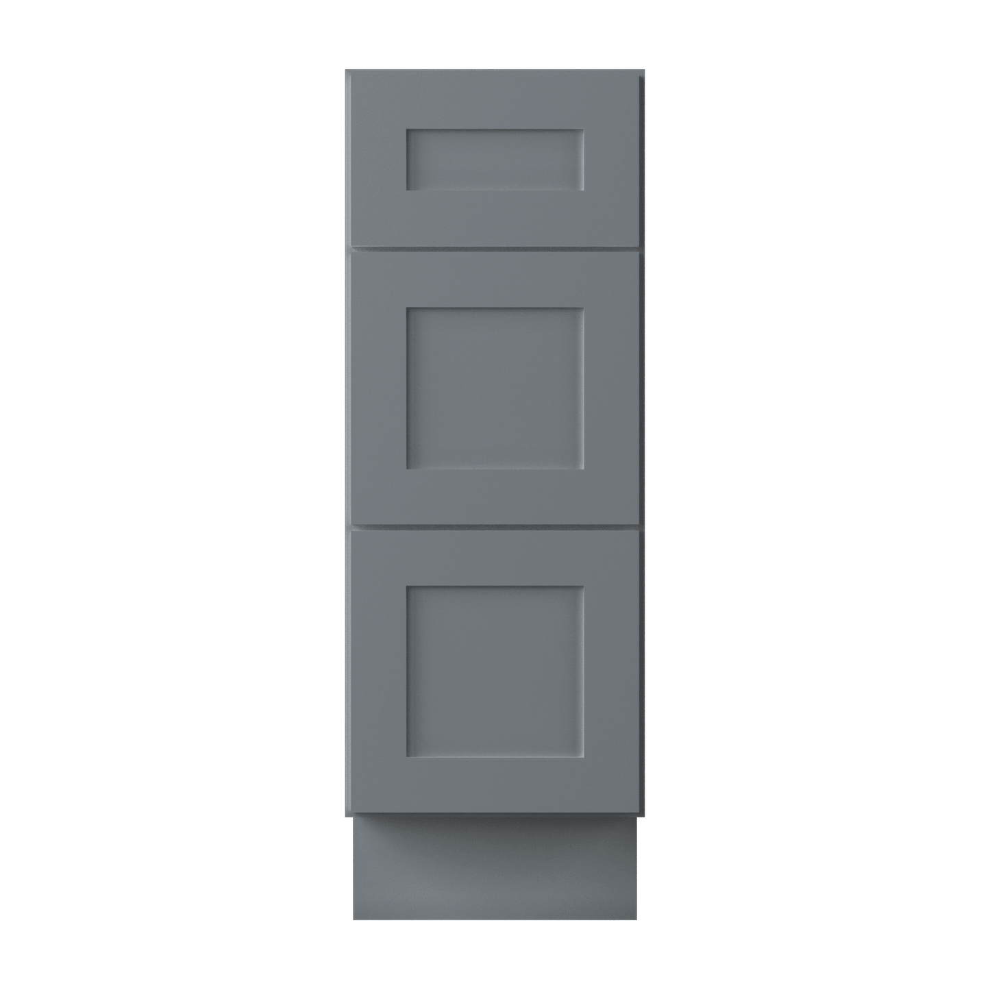 Drawer Base Kitchen Cabinet DB12 Colonial Gray LessCare 12 in. width 34.5 in. height 24 in. depth - Kitchen Cabinets