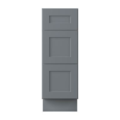 Drawer Base Kitchen Cabinet DB12 Colonial Gray LessCare 12 in. width 34.5 in. height 24 in. depth - Kitchen Cabinets