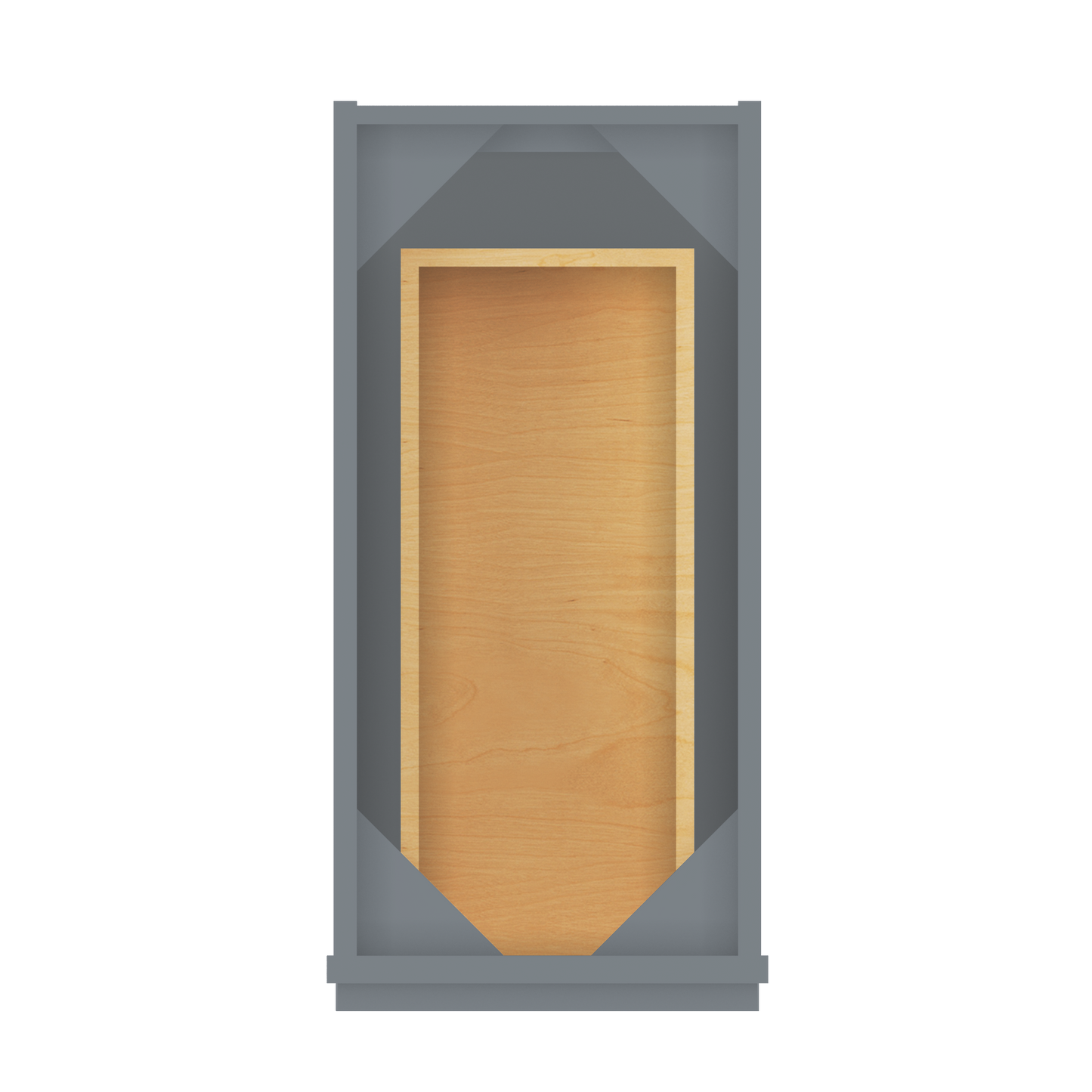 Drawer Base Kitchen Cabinet DB12 Colonial Gray LessCare 12 in. width 34.5 in. height 24 in. depth - Kitchen Cabinets