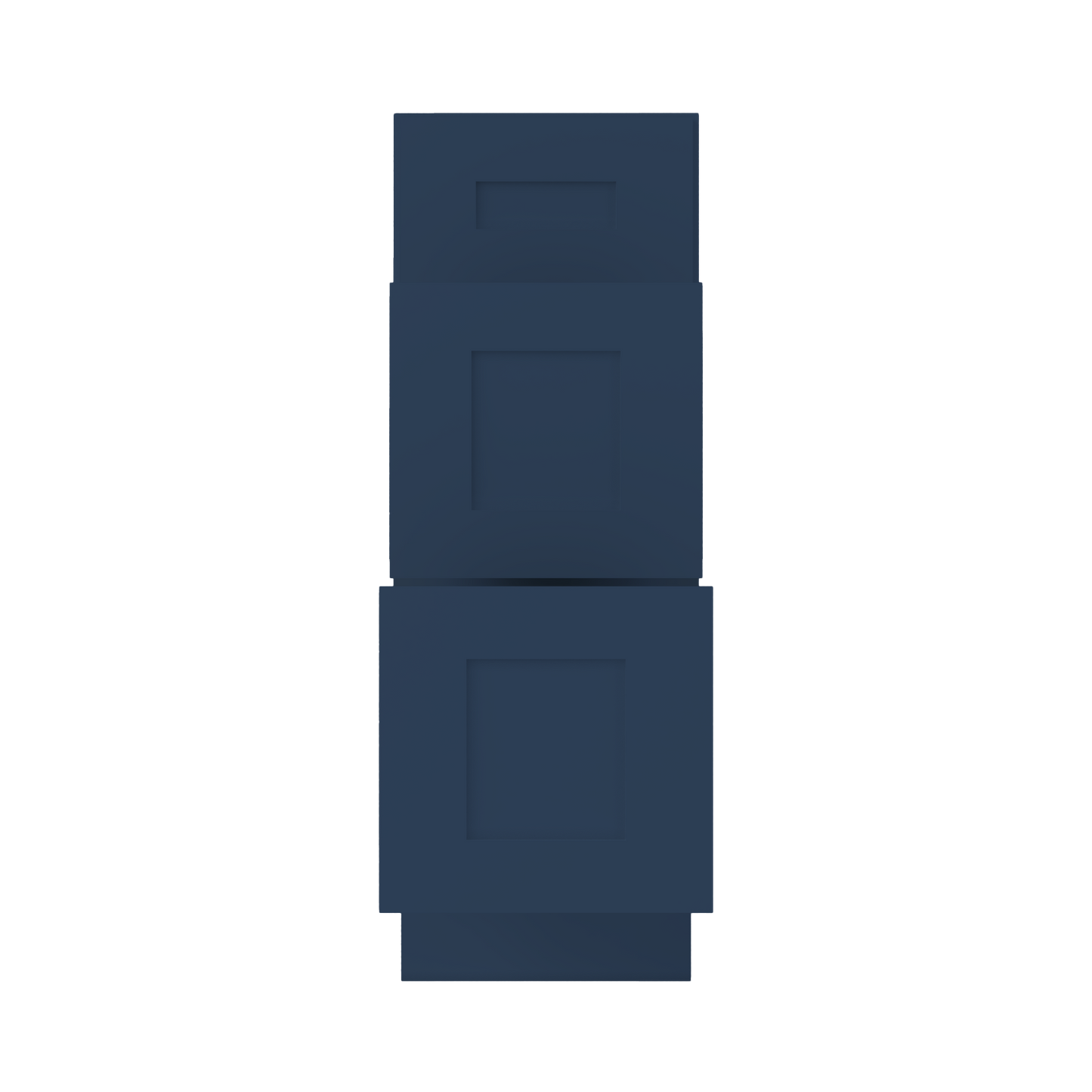 Drawer Base Kitchen Cabinet DB12 Danbury Blue LessCare 12 in. width 34.5 in. height 24 in. depth - Kitchen Cabinets