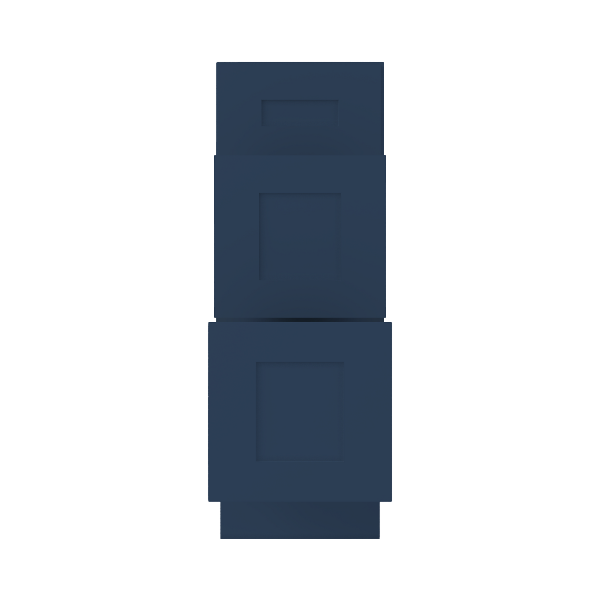 Drawer Base Kitchen Cabinet DB12 Danbury Blue LessCare 12 in. width 34.5 in. height 24 in. depth - Kitchen Cabinets