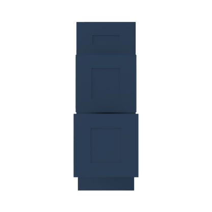 Drawer Base Kitchen Cabinet DB12 Danbury Blue LessCare 12 in. width 34.5 in. height 24 in. depth - Kitchen Cabinets