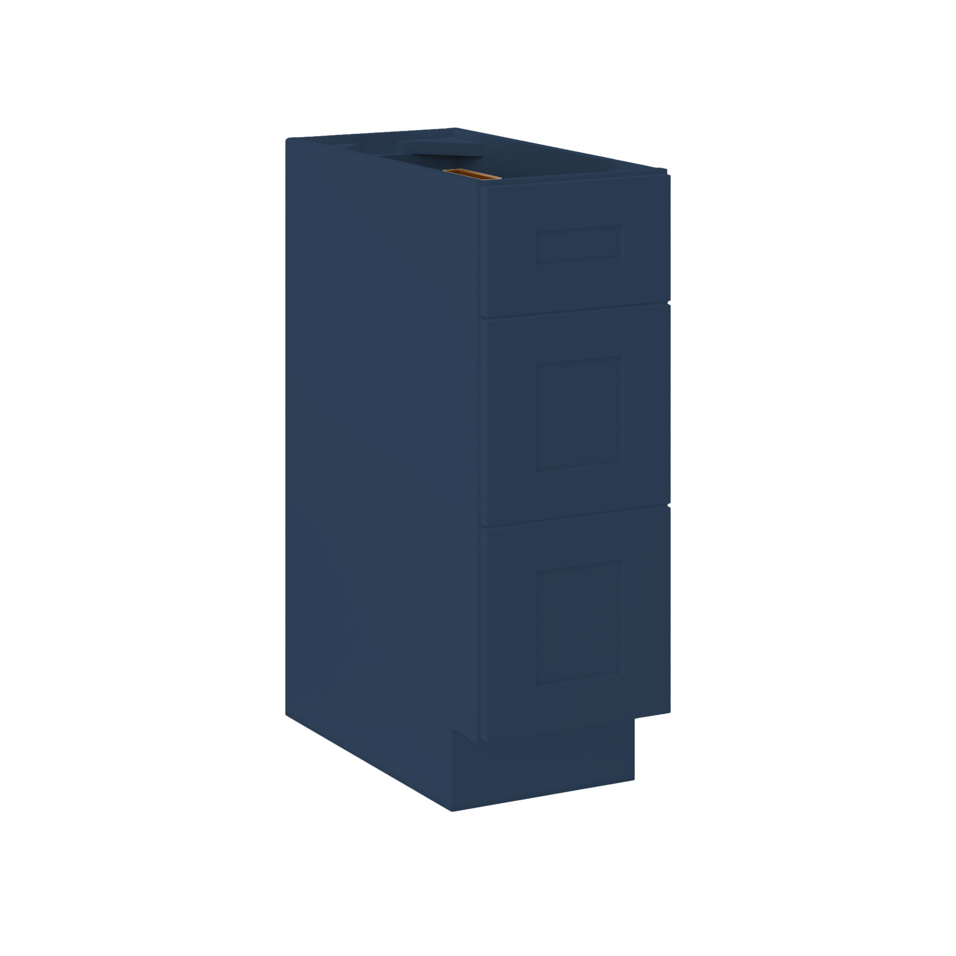 Drawer Base Kitchen Cabinet DB12 Danbury Blue LessCare 12 in. width 34.5 in. height 24 in. depth - Kitchen Cabinets