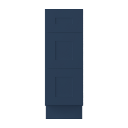 Drawer Base Kitchen Cabinet DB12 Danbury Blue LessCare 12 in. width 34.5 in. height 24 in. depth - Kitchen Cabinets