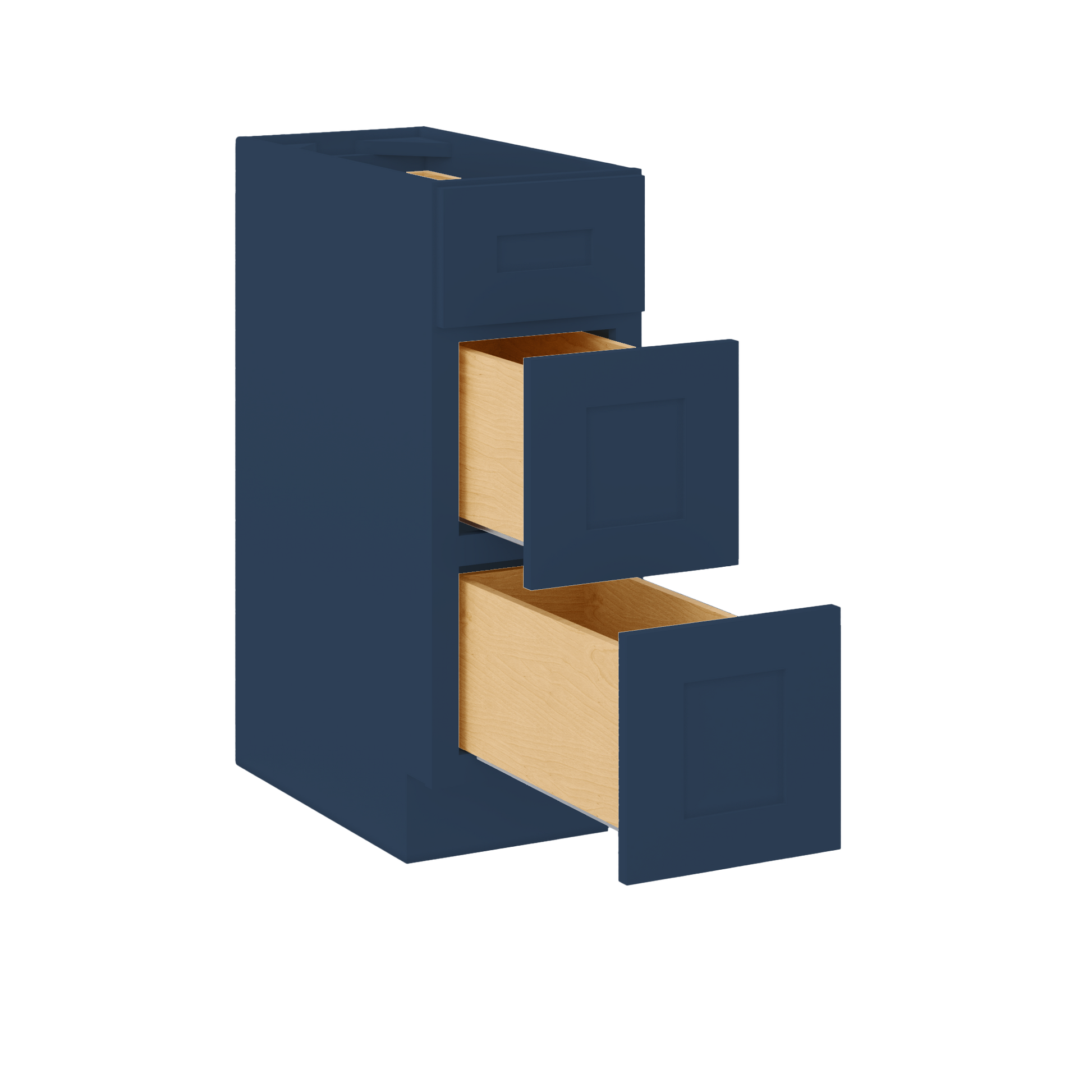 Drawer Base Kitchen Cabinet DB12 Danbury Blue LessCare 12 in. width 34.5 in. height 24 in. depth - Kitchen Cabinets