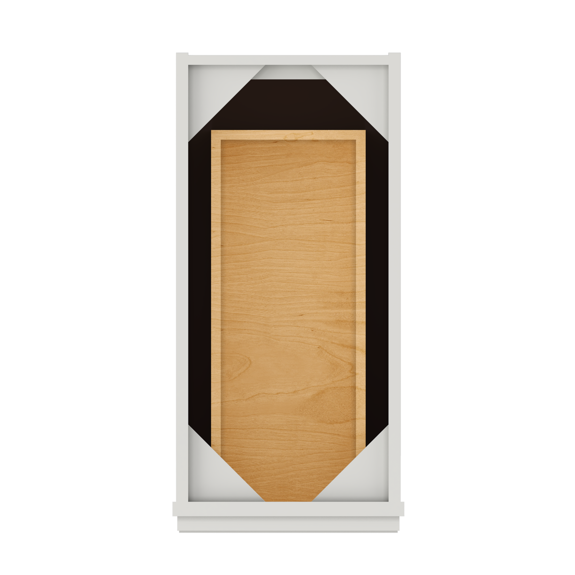 Drawer Base Kitchen Cabinet DB12 Milan Pearl 12 in. width 34.5 in. height 24 in. depth - Kitchen Cabinets