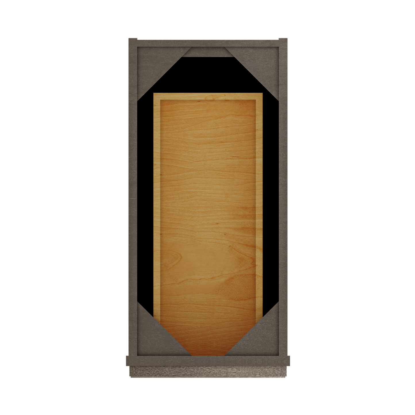 Drawer Base Kitchen Cabinet DB12 Milan Slate 12 in. width 34.5 in. height 24 in. depth - Kitchen Cabinets