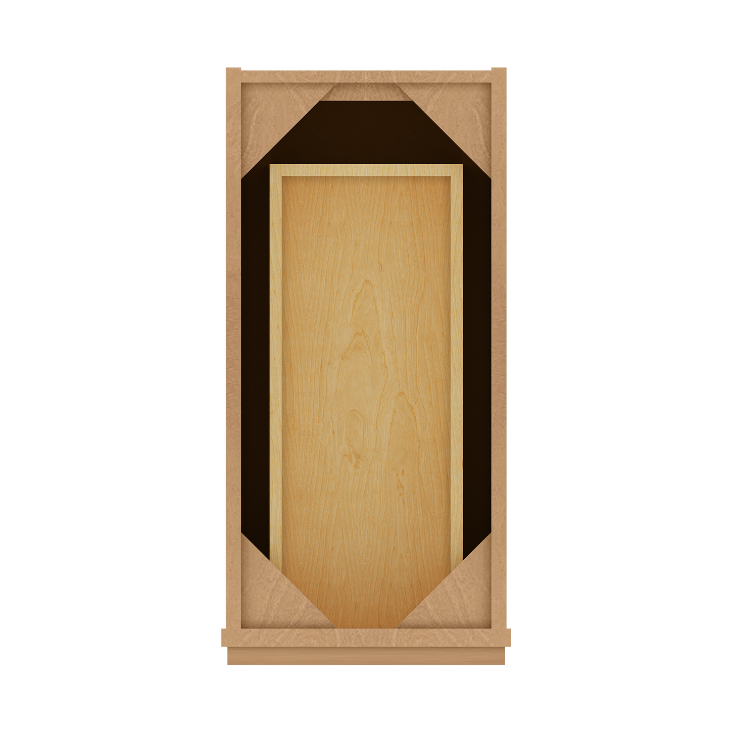 Drawer Base Kitchen Cabinet DB12 Shaker Toffee 12 in. width 34.5 in. height 24 in. depth - Kitchen Cabinets