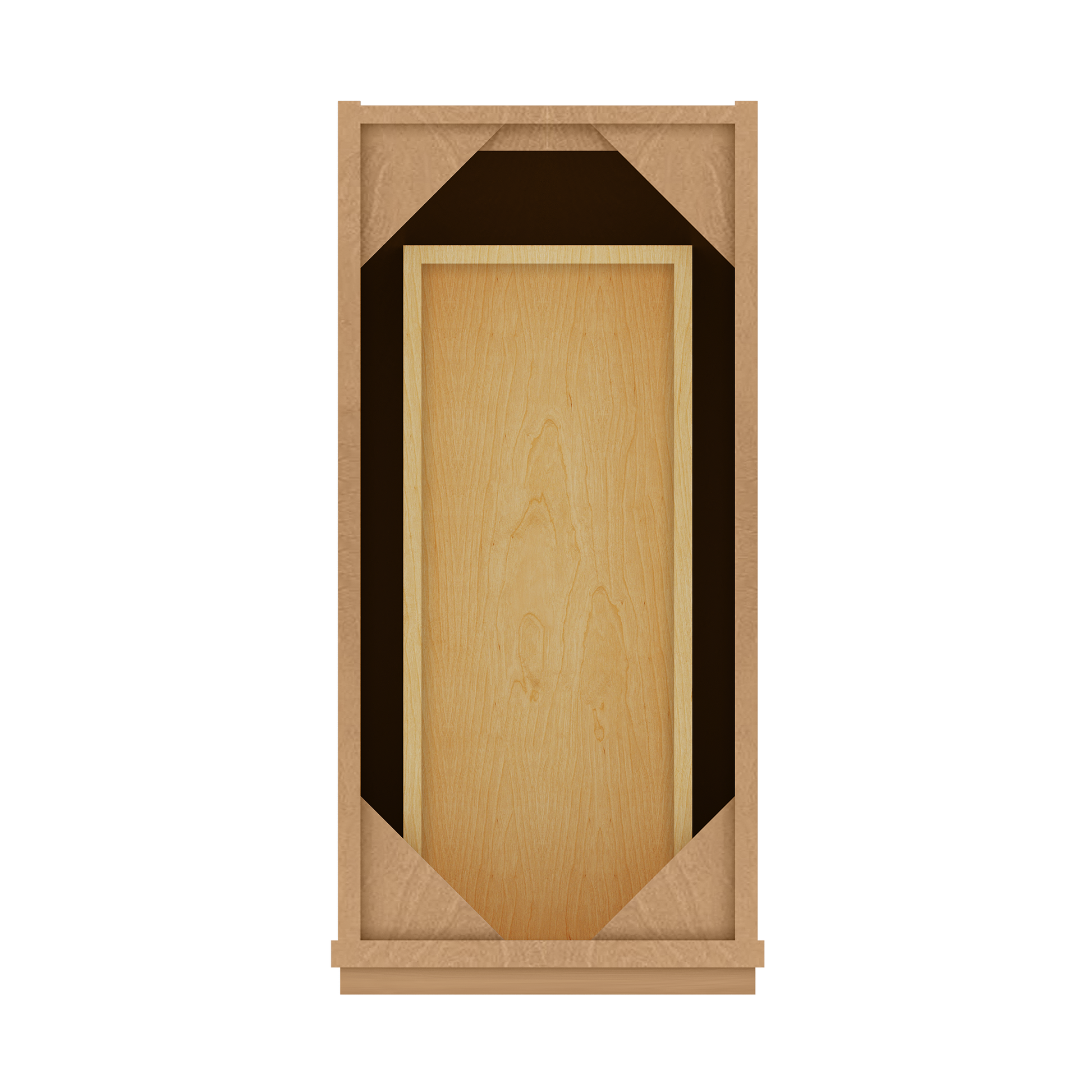 Drawer Base Kitchen Cabinet DB12 Shaker Toffee 12 in. width 34.5 in. height 24 in. depth - Kitchen Cabinets