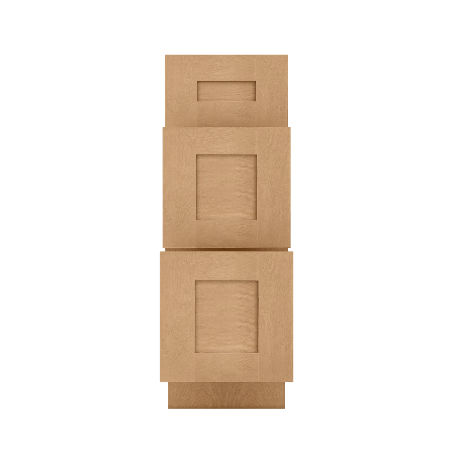 Drawer Base Kitchen Cabinet DB12 Shaker Toffee 12 in. width 34.5 in. height 24 in. depth - Kitchen Cabinets
