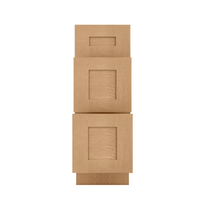 Drawer Base Kitchen Cabinet DB12 Shaker Toffee 12 in. width 34.5 in. height 24 in. depth - Kitchen Cabinets