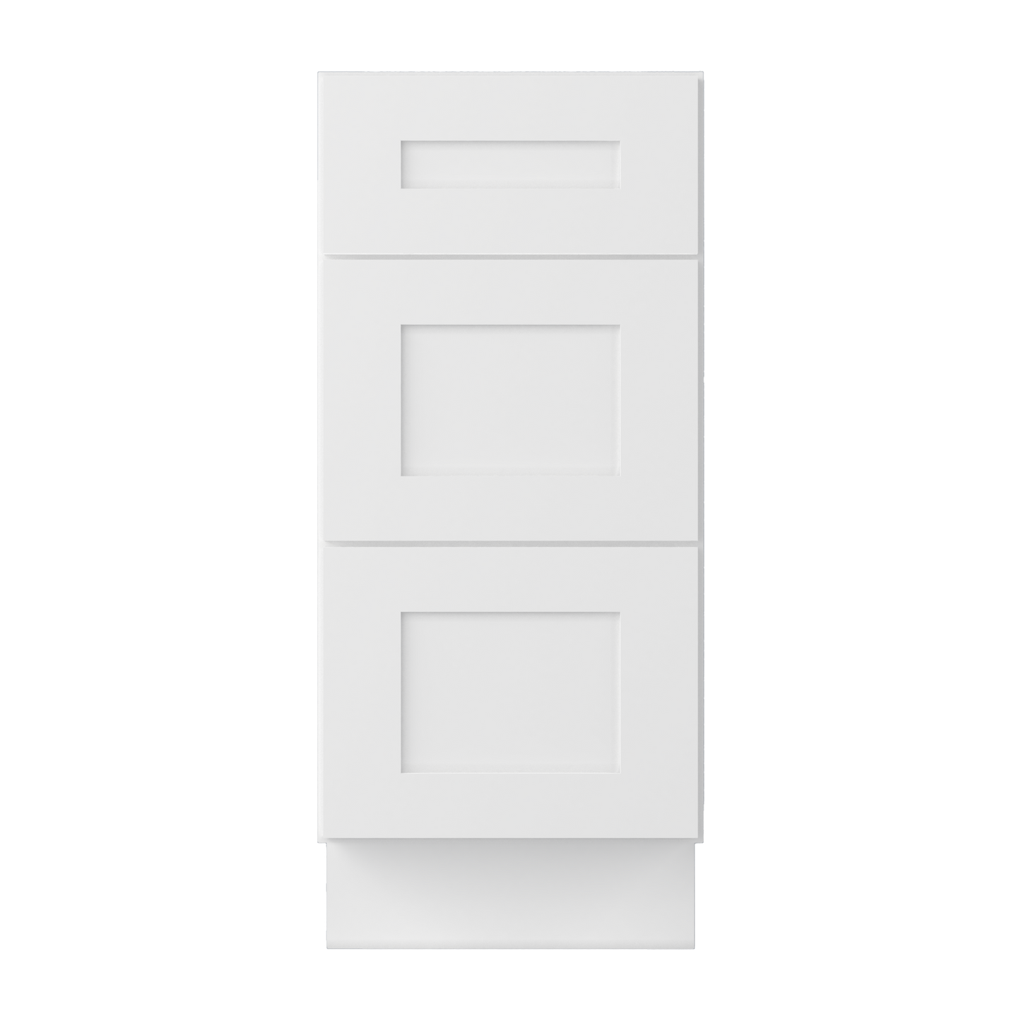 Drawer Base Kitchen Cabinet DB15 Alpina White LessCare 15 in. width 34.5 in. height 24 in. depth - Kitchen Cabinets