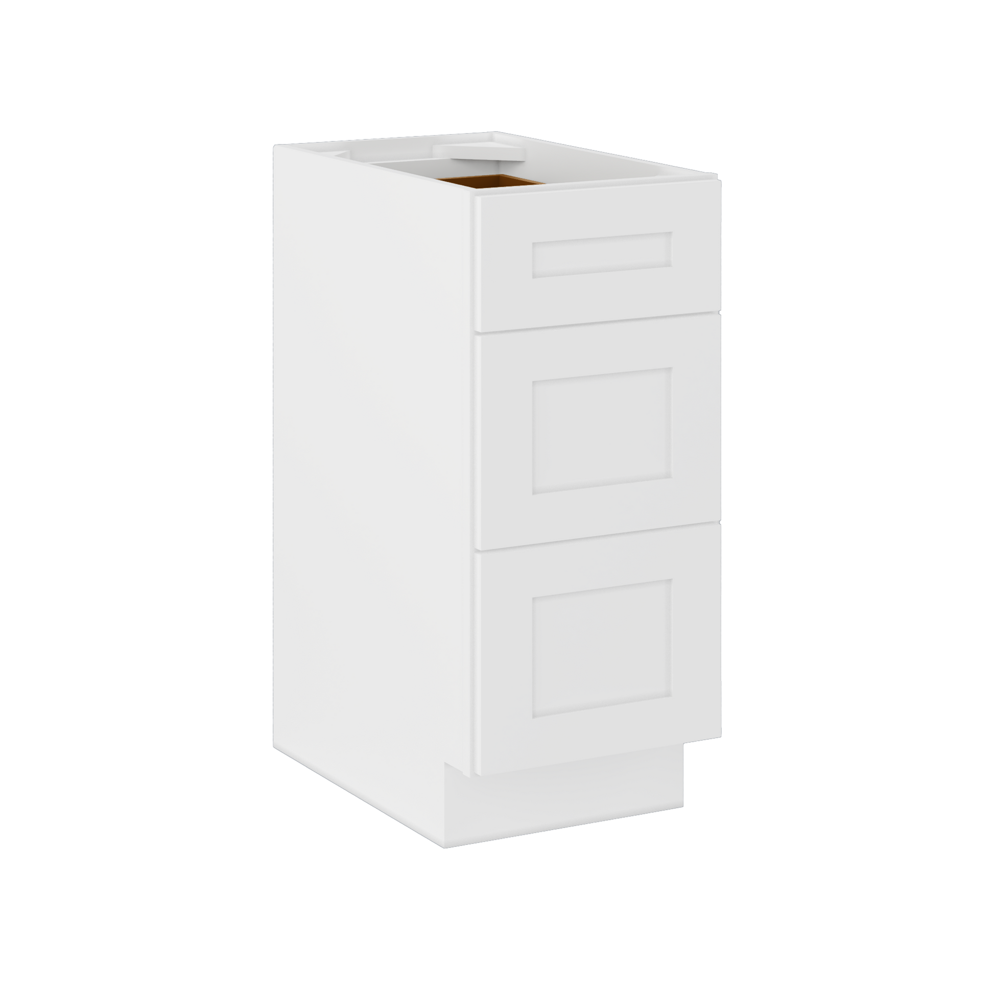 Drawer Base Kitchen Cabinet DB15 Alpina White LessCare 15 in. width 34.5 in. height 24 in. depth - Kitchen Cabinets