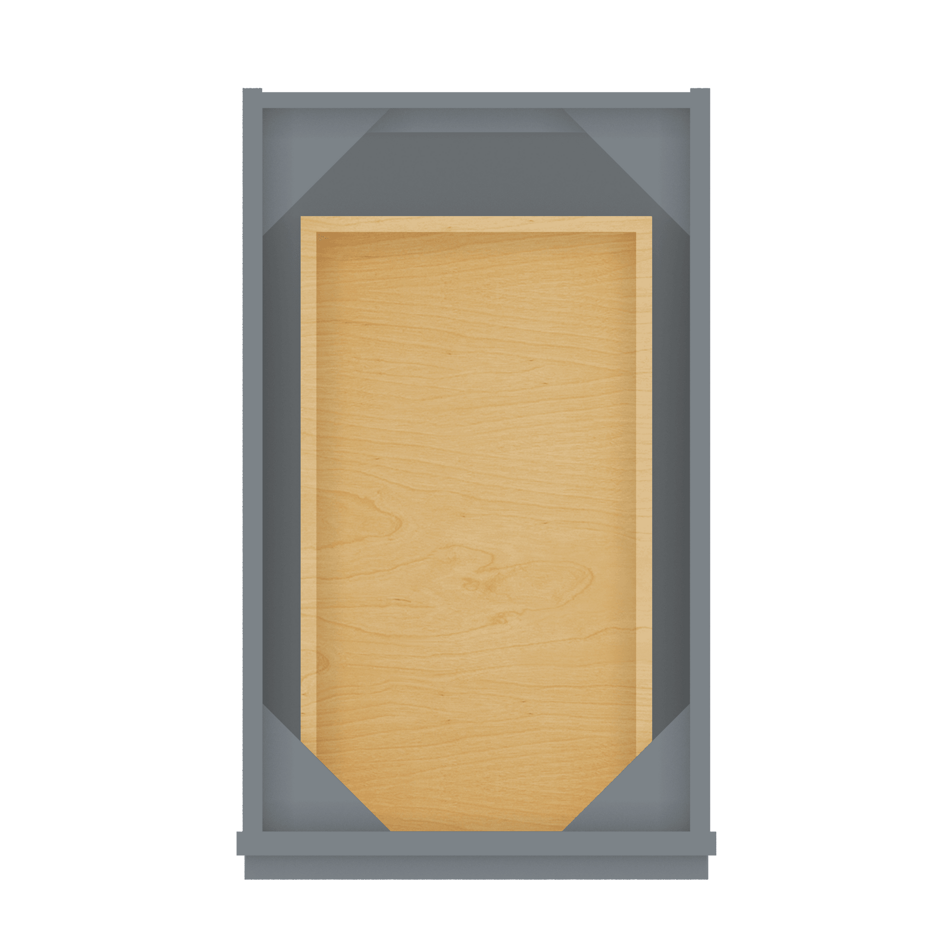 Drawer Base Kitchen Cabinet DB15 Colonial Gray LessCare 15 in. width 34.5 in. height 24 in. depth - Kitchen Cabinets