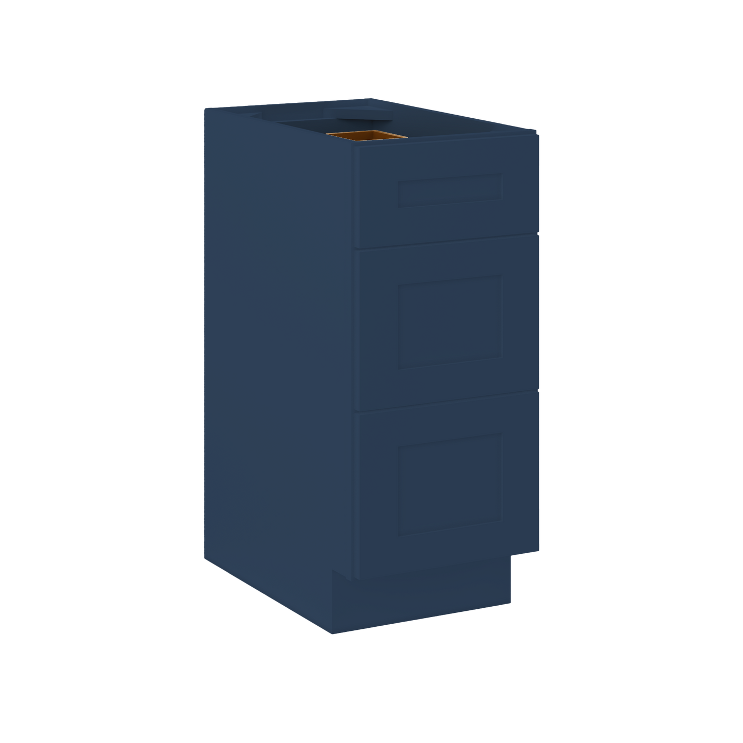 Drawer Base Kitchen Cabinet DB15 Danbury Blue LessCare 15 in. width 34.5 in. height 24 in. depth - Kitchen Cabinets