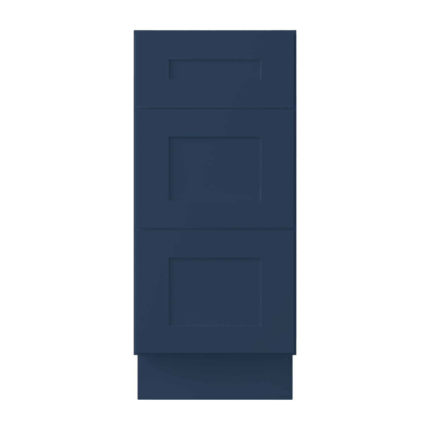 Drawer Base Kitchen Cabinet DB15 Danbury Blue LessCare 15 in. width 34.5 in. height 24 in. depth - Kitchen Cabinets
