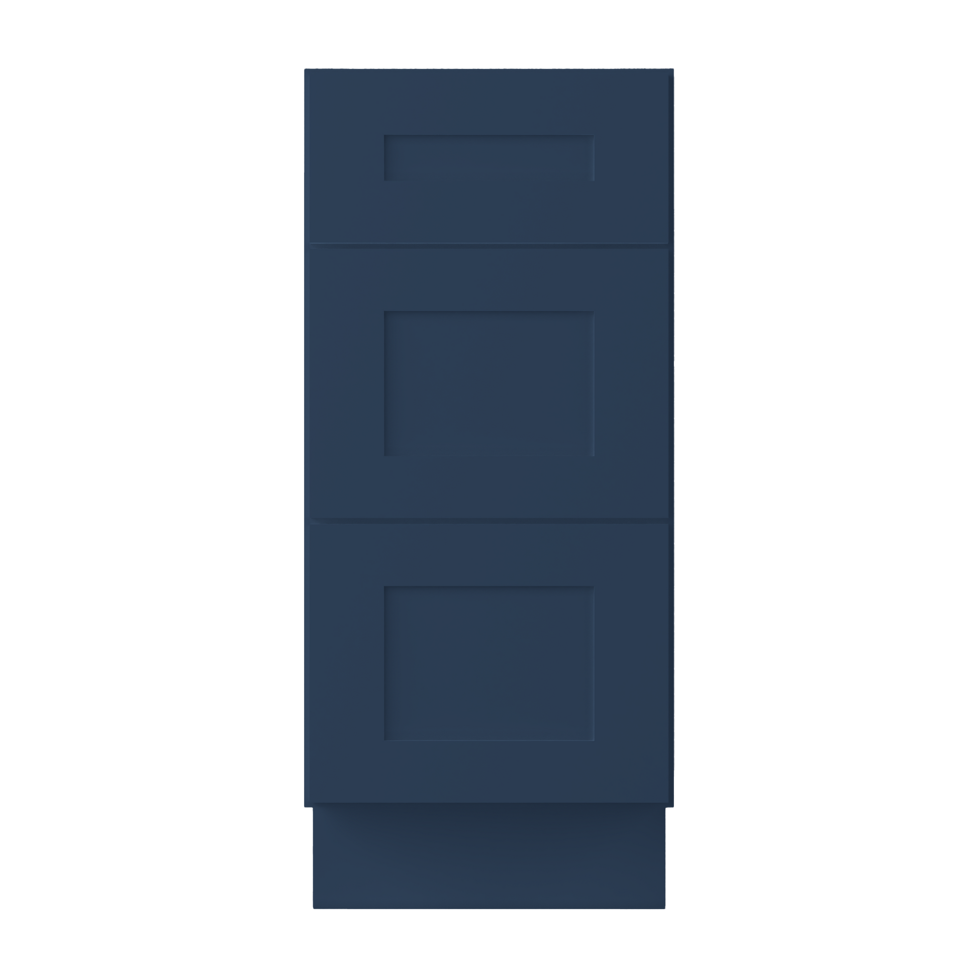Drawer Base Kitchen Cabinet DB15 Danbury Blue LessCare 15 in. width 34.5 in. height 24 in. depth - Kitchen Cabinets