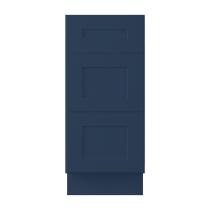 Drawer Base Kitchen Cabinet DB15 Danbury Blue LessCare 15 in. width 34.5 in. height 24 in. depth - Kitchen Cabinets