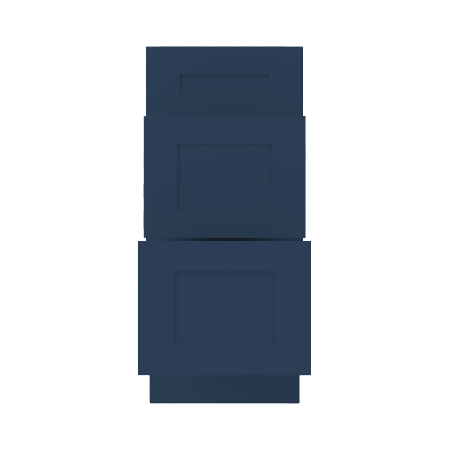 Drawer Base Kitchen Cabinet DB15 Danbury Blue LessCare 15 in. width 34.5 in. height 24 in. depth - Kitchen Cabinets