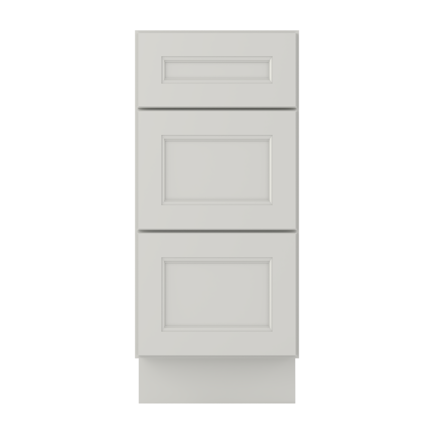 Drawer Base Kitchen Cabinet DB15 Milan Pearl 15 in. width 34.5 in. height 24 in. depth - Kitchen Cabinets