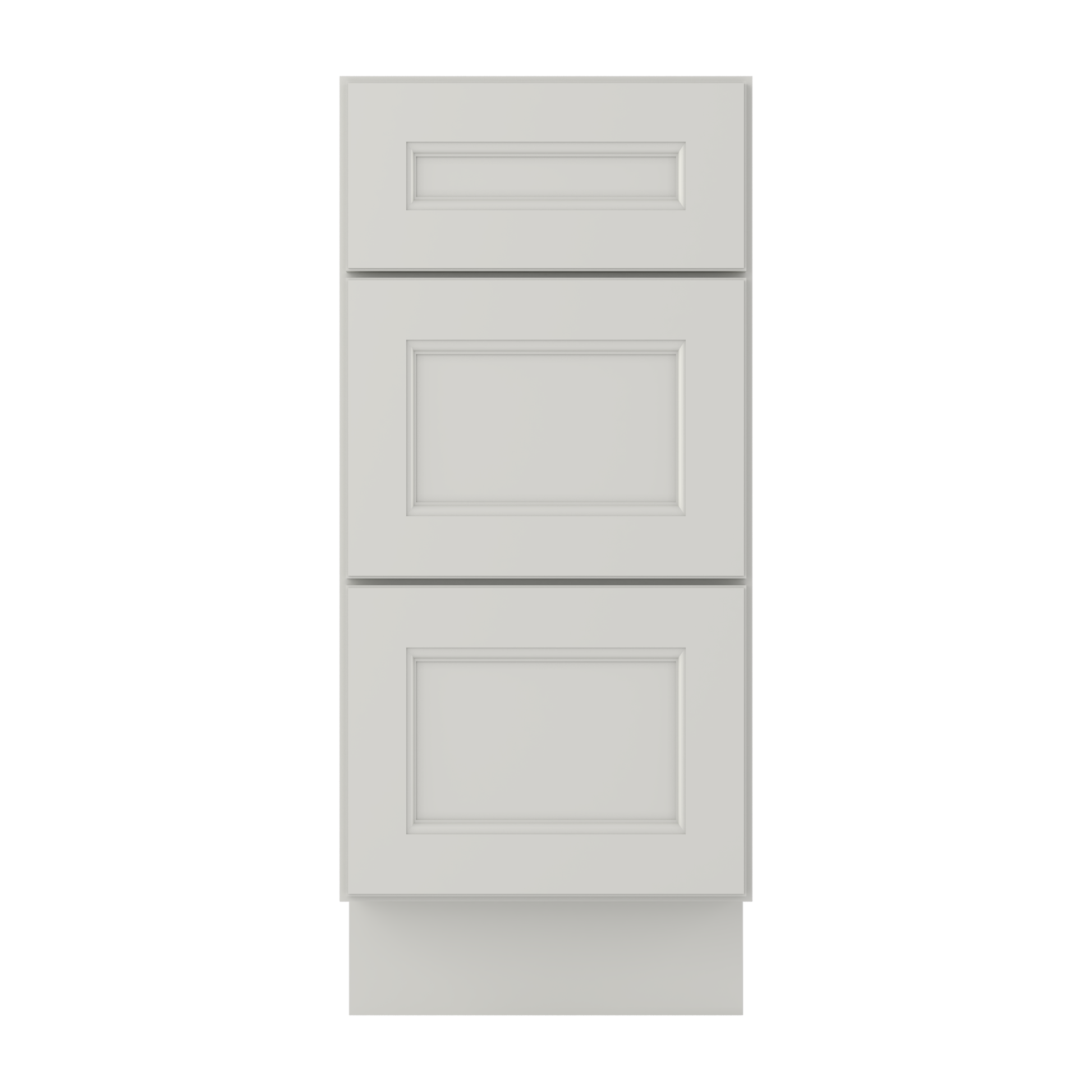 Drawer Base Kitchen Cabinet DB15 Milan Pearl 15 in. width 34.5 in. height 24 in. depth - Kitchen Cabinets