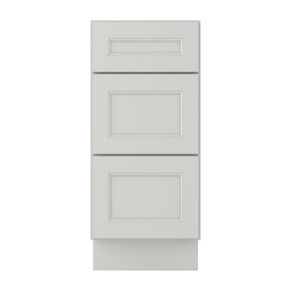 Drawer Base Kitchen Cabinet DB15 Milan Pearl 15 in. width 34.5 in. height 24 in. depth - Kitchen Cabinets