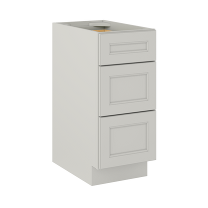 Drawer Base Kitchen Cabinet DB15 Milan Pearl 15 in. width 34.5 in. height 24 in. depth - Kitchen Cabinets