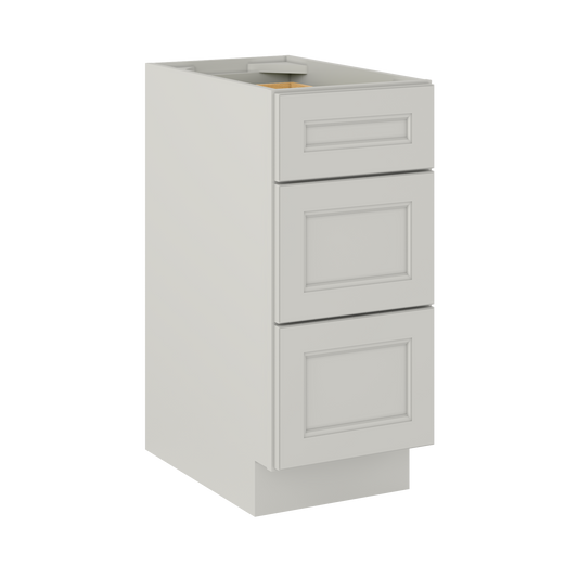 Drawer Base Kitchen Cabinet DB15 Milan Pearl 15 in. width 34.5 in. height 24 in. depth - Kitchen Cabinets