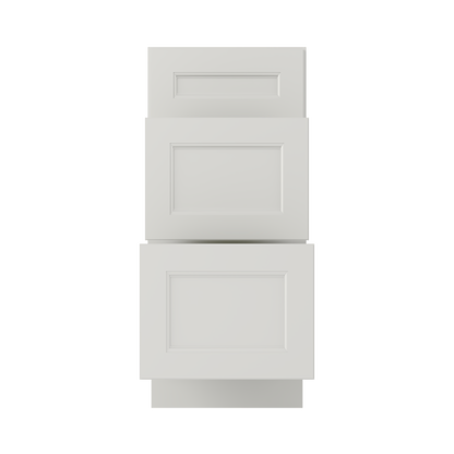 Drawer Base Kitchen Cabinet DB15 Milan Pearl 15 in. width 34.5 in. height 24 in. depth - Kitchen Cabinets