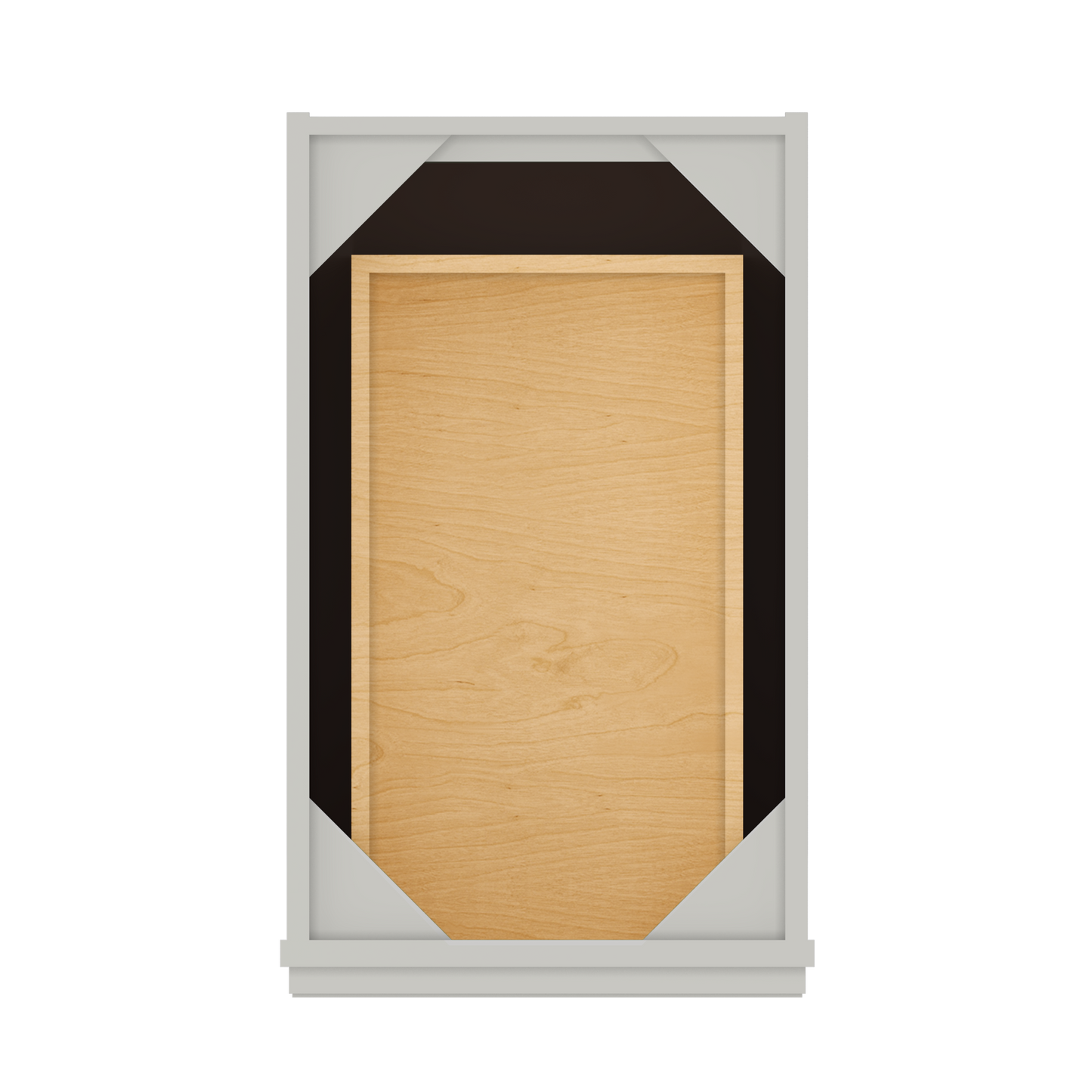 Drawer Base Kitchen Cabinet DB15 Milan Pearl 15 in. width 34.5 in. height 24 in. depth - Kitchen Cabinets