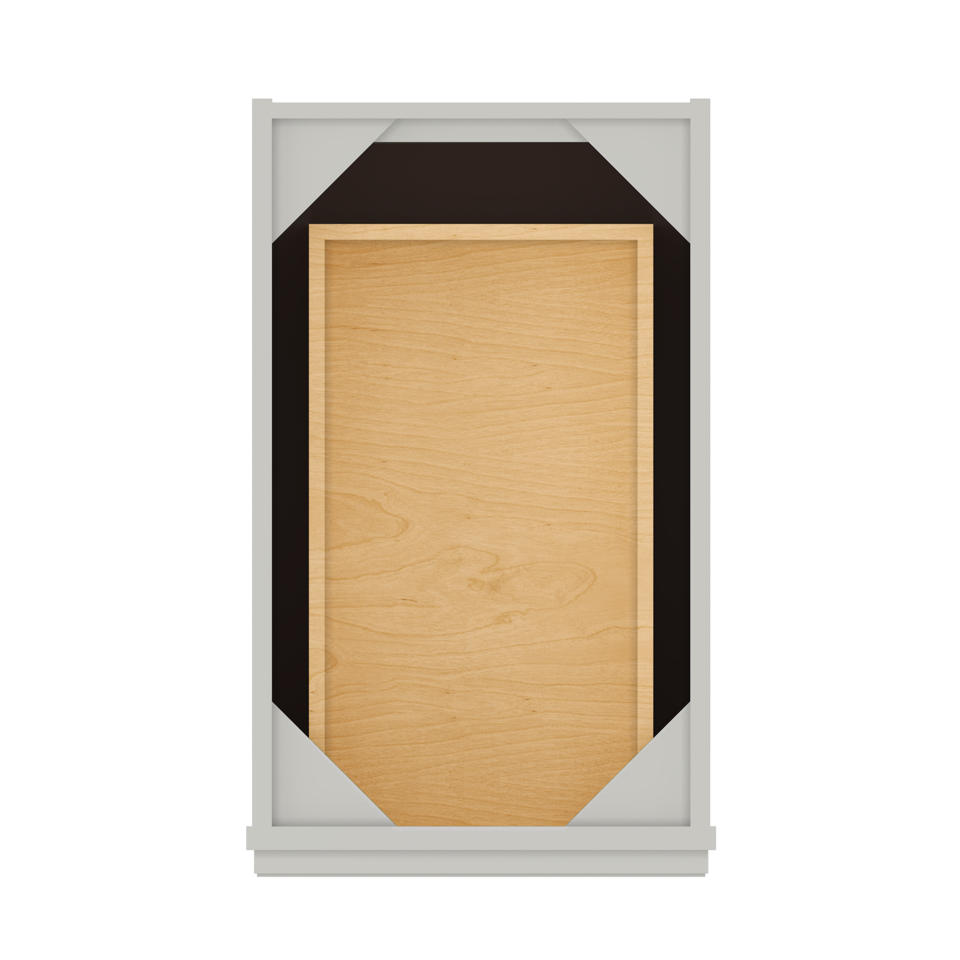 Drawer Base Kitchen Cabinet DB15 Milan Pearl 15 in. width 34.5 in. height 24 in. depth - Kitchen Cabinets