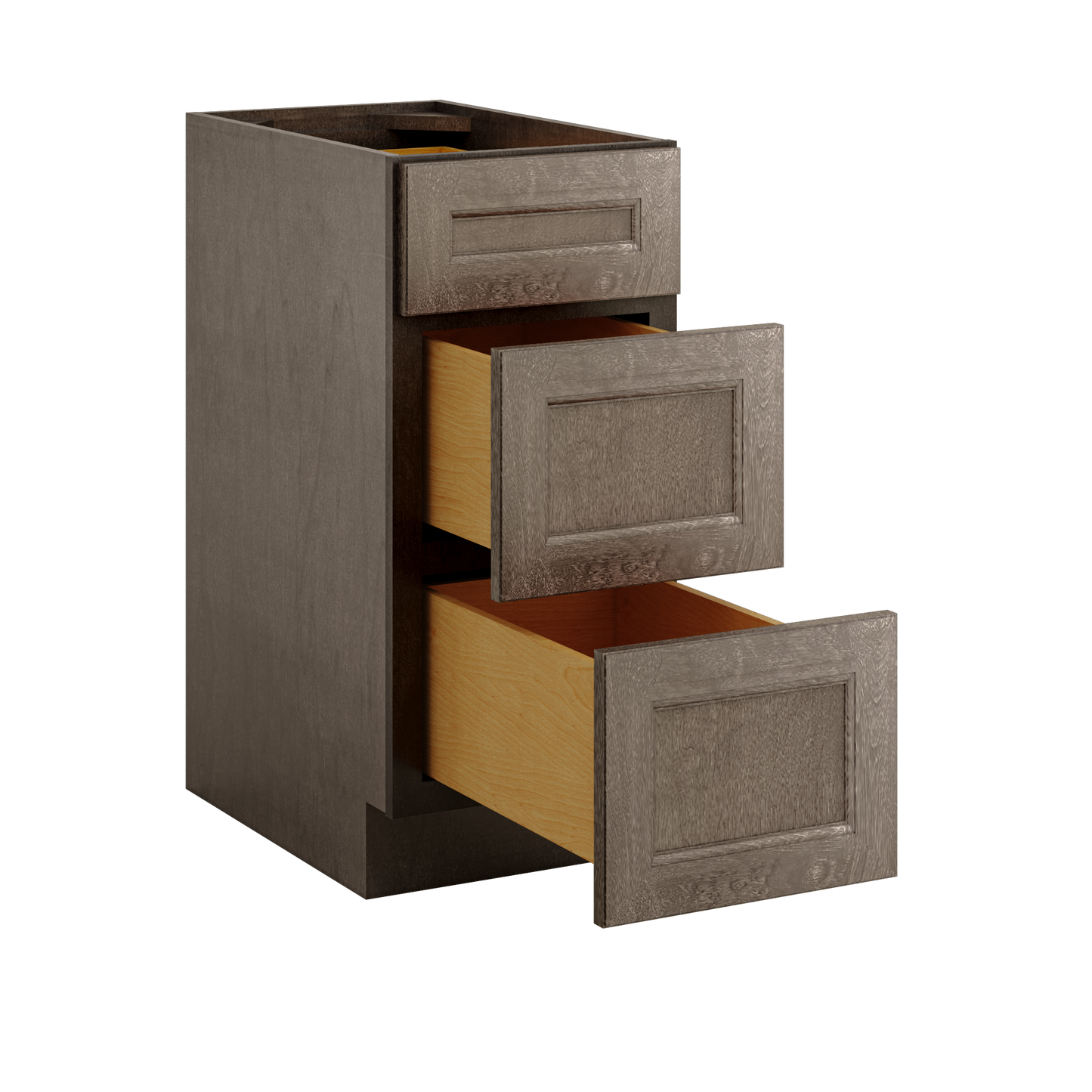 Drawer Base Kitchen Cabinet DB15 Milan Slate 15 in. width 34.5 in. height 24 in. depth - Kitchen Cabinets