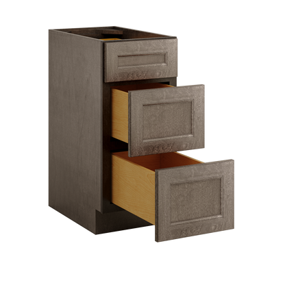 Drawer Base Kitchen Cabinet DB15 Milan Slate 15 in. width 34.5 in. height 24 in. depth - Kitchen Cabinets