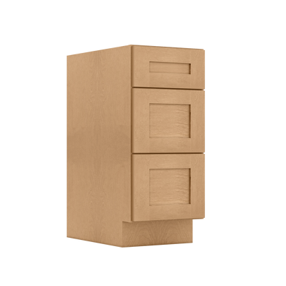 Drawer Base Kitchen Cabinet DB15 Shaker Toffee 15 in. width 34.5 in. height 24 in. depth - Kitchen Cabinets