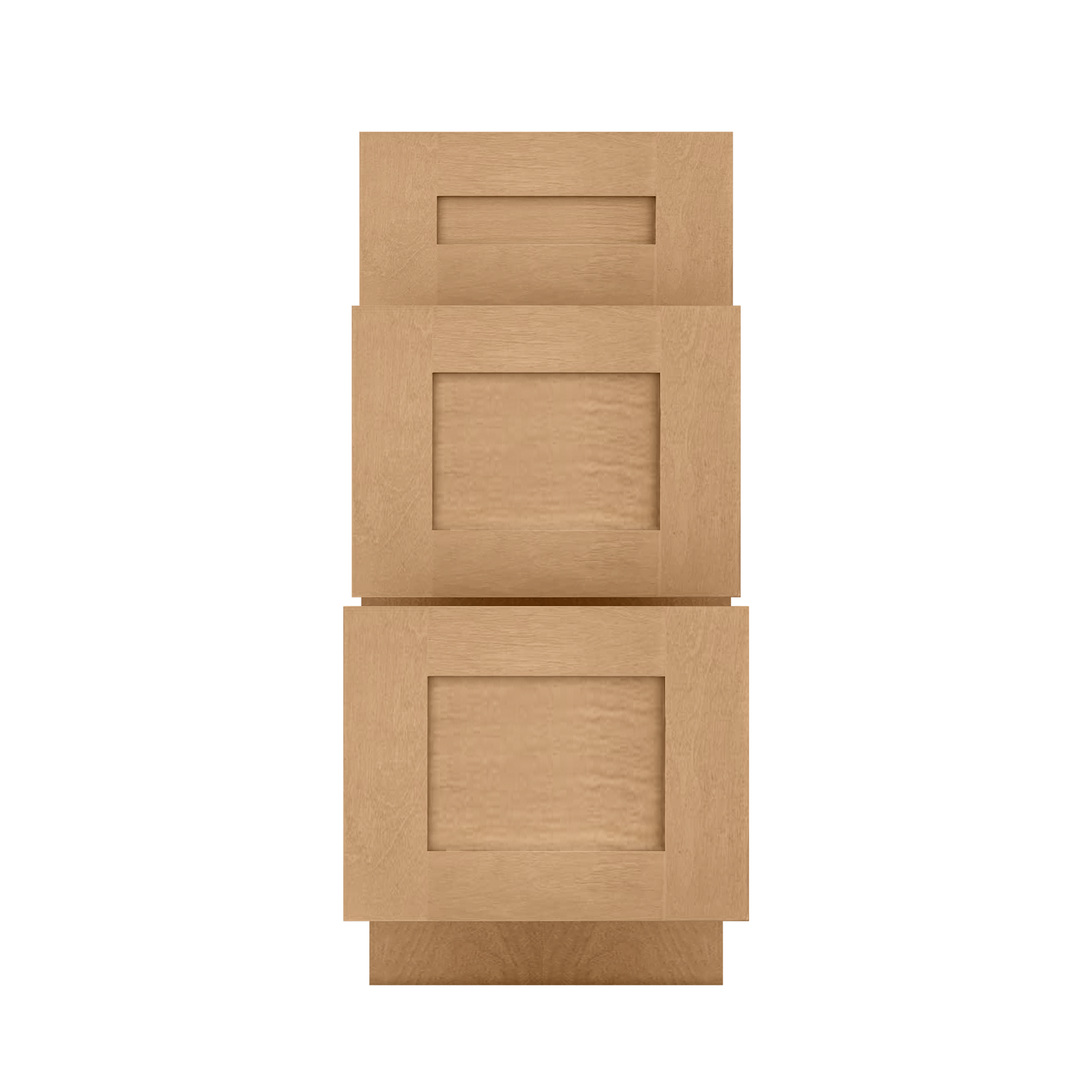 Drawer Base Kitchen Cabinet DB15 Shaker Toffee 15 in. width 34.5 in. height 24 in. depth - Kitchen Cabinets