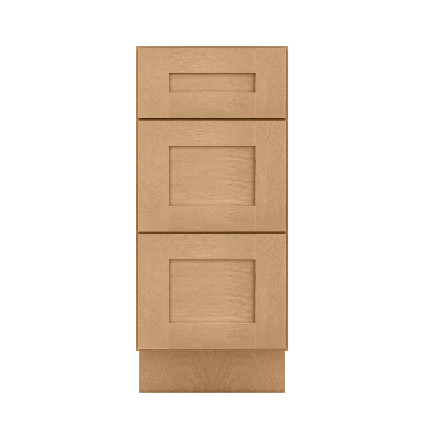 Drawer Base Kitchen Cabinet DB15 Shaker Toffee 15 in. width 34.5 in. height 24 in. depth - Kitchen Cabinets