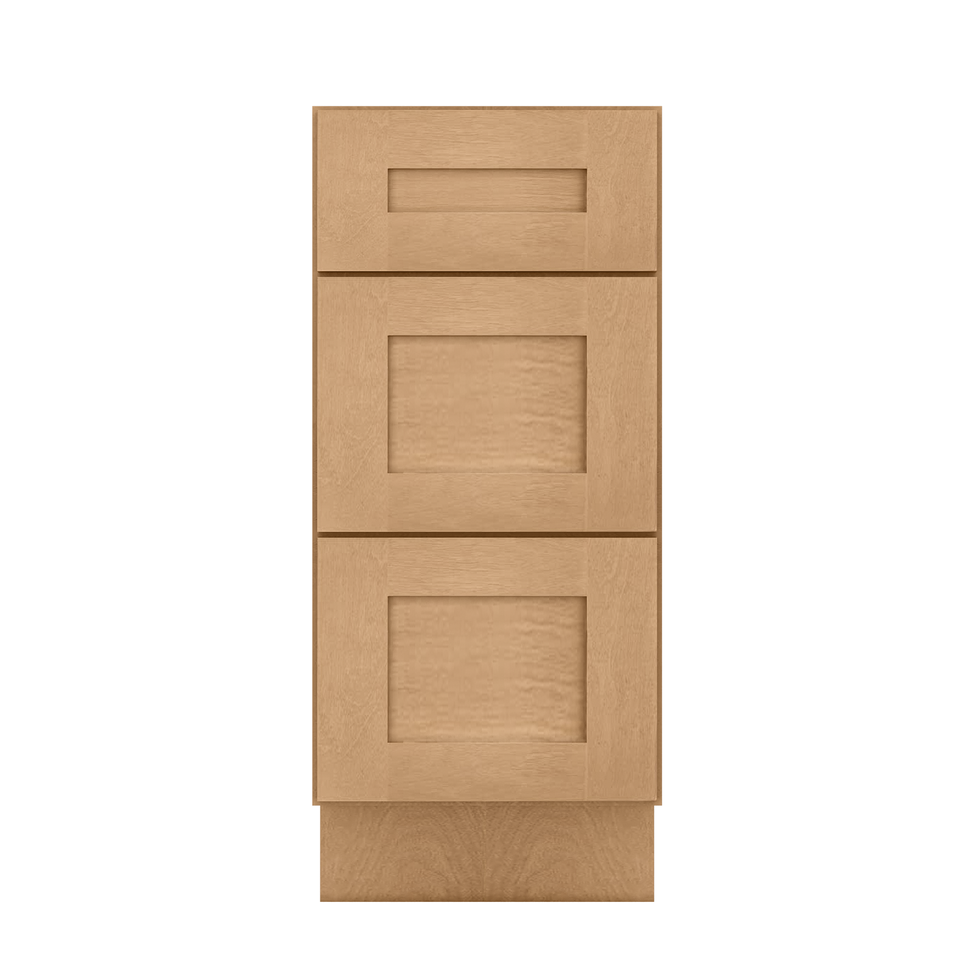 Drawer Base Kitchen Cabinet DB15 Shaker Toffee 15 in. width 34.5 in. height 24 in. depth - Kitchen Cabinets