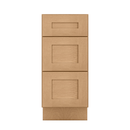 Drawer Base Kitchen Cabinet DB15 Shaker Toffee 15 in. width 34.5 in. height 24 in. depth - Kitchen Cabinets