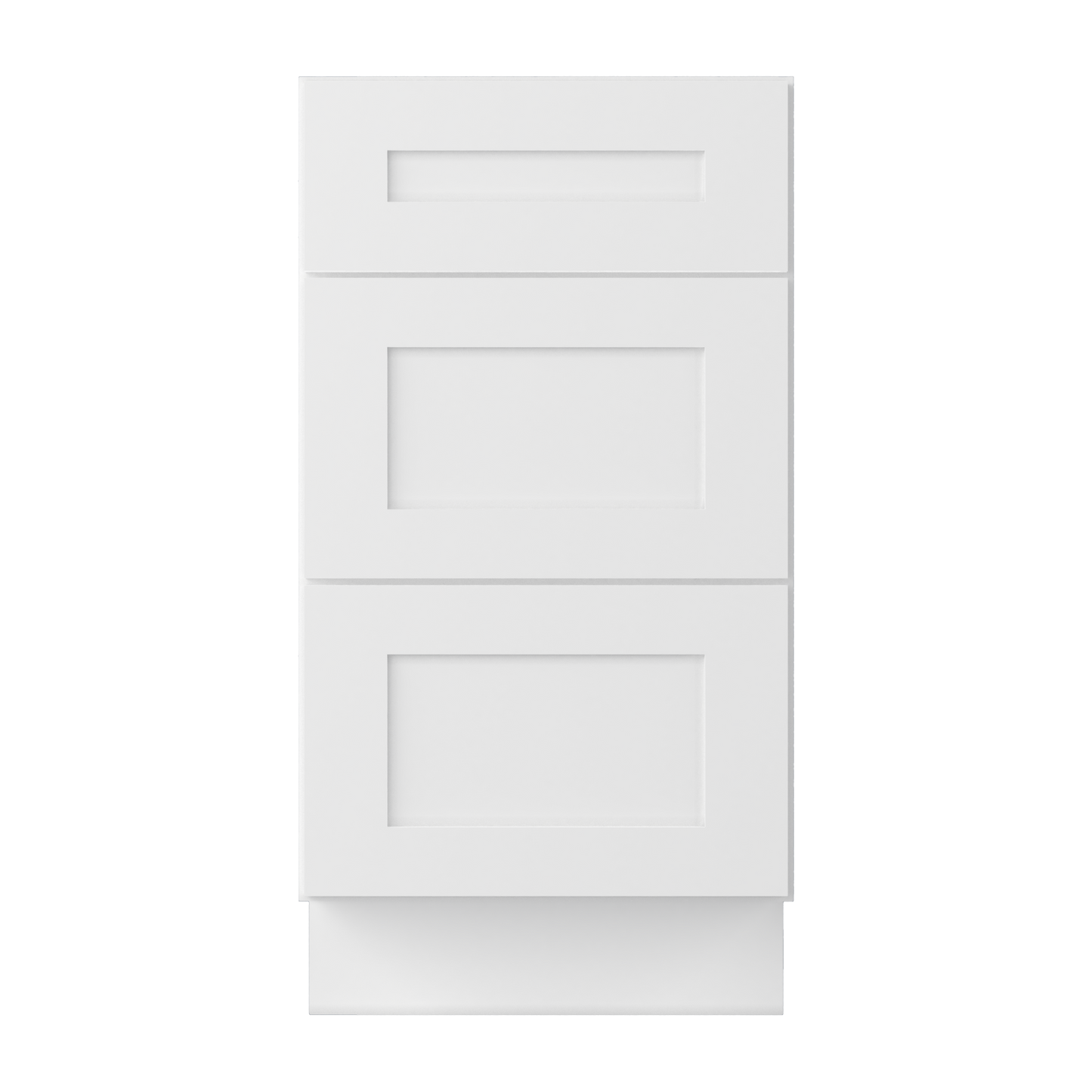 Drawer Base Kitchen Cabinet DB18 Alpina White LessCare 18 in. width 34.5 in. height 24 in. depth - Kitchen Cabinets