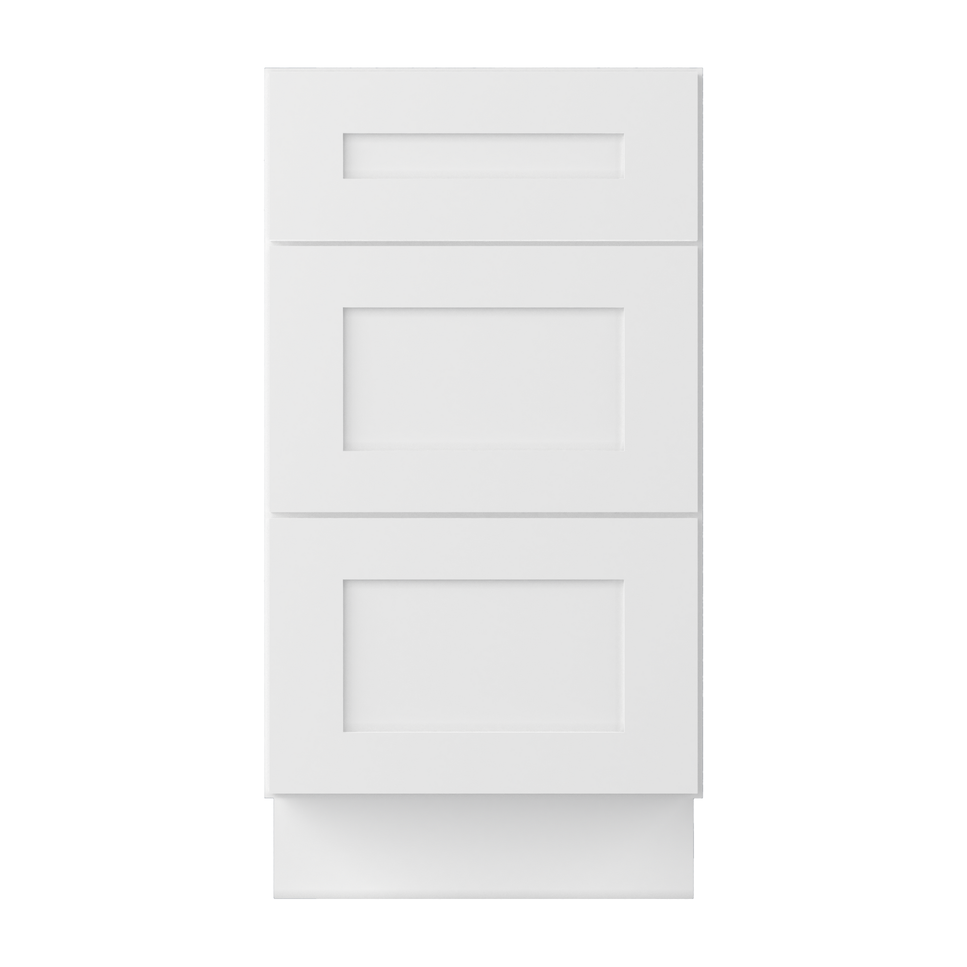 Drawer Base Kitchen Cabinet DB18 Alpina White LessCare 18 in. width 34.5 in. height 24 in. depth - Kitchen Cabinets