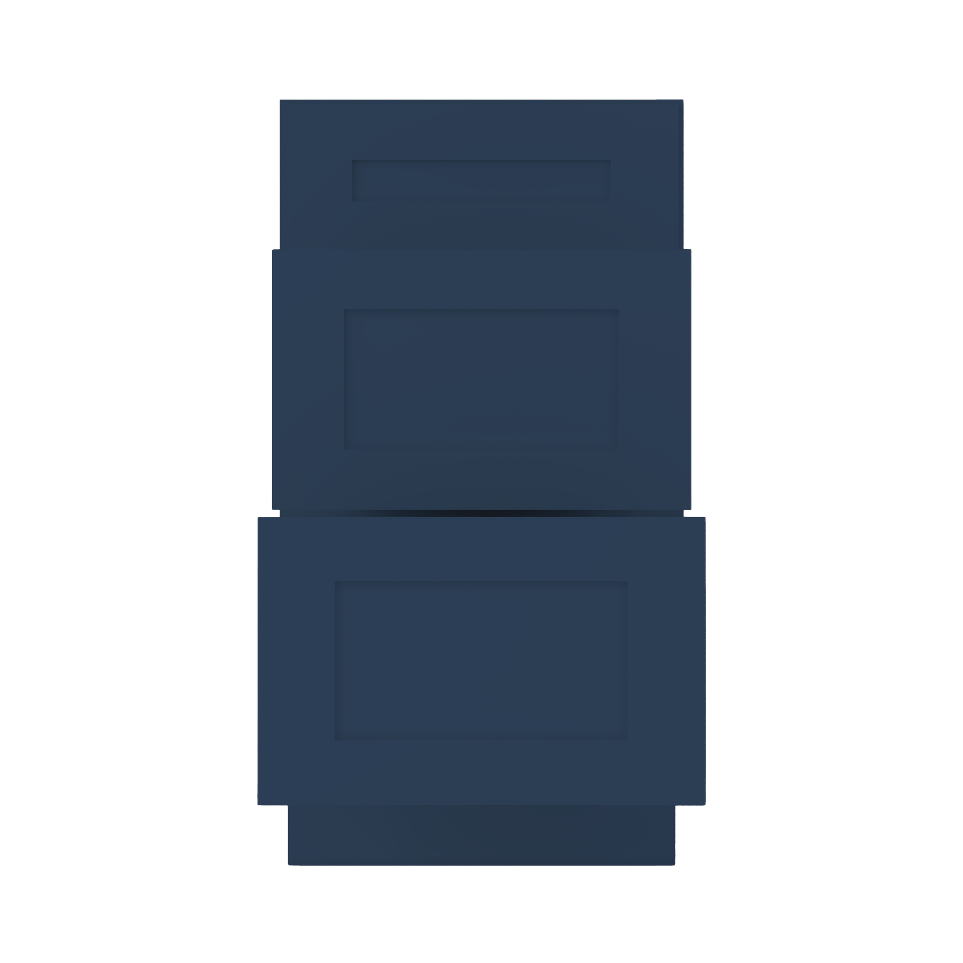 Drawer Base Kitchen Cabinet DB18 Danbury Blue LessCare 18 in. width 34.5 in. height 24 in. depth - Kitchen Cabinets