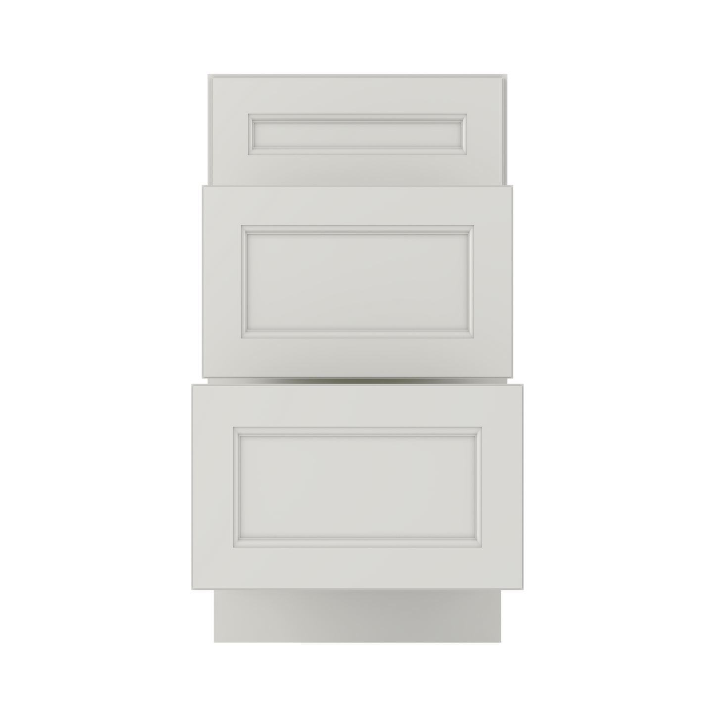 Drawer Base Kitchen Cabinet DB18 Milan Pearl 18 in. width 34.5 in. height 24 in. depth - Kitchen Cabinets