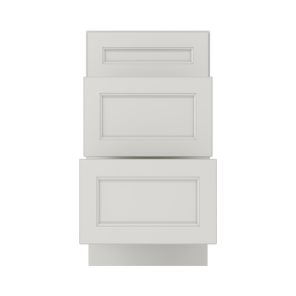 Drawer Base Kitchen Cabinet DB18 Milan Pearl 18 in. width 34.5 in. height 24 in. depth - Kitchen Cabinets