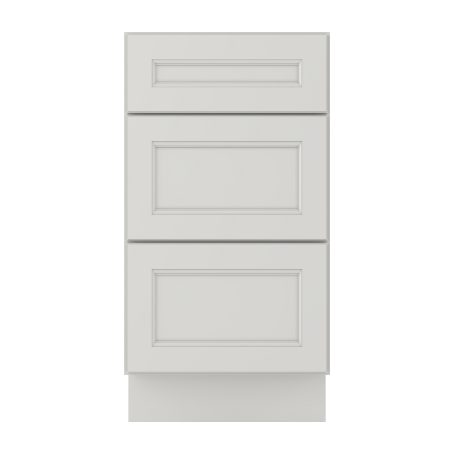 Drawer Base Kitchen Cabinet DB18 Milan Pearl 18 in. width 34.5 in. height 24 in. depth - Kitchen Cabinets