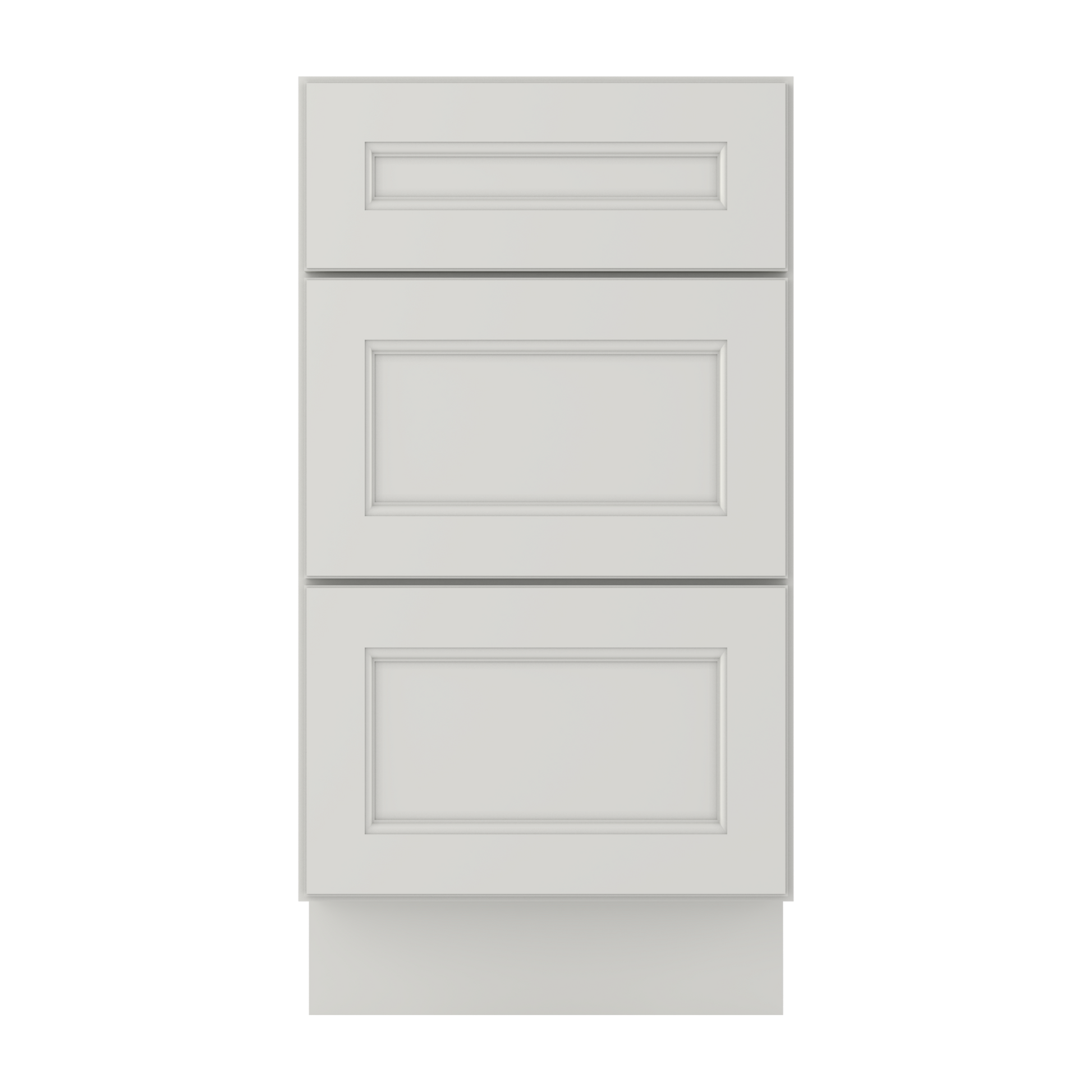 Drawer Base Kitchen Cabinet DB18 Milan Pearl 18 in. width 34.5 in. height 24 in. depth - Kitchen Cabinets