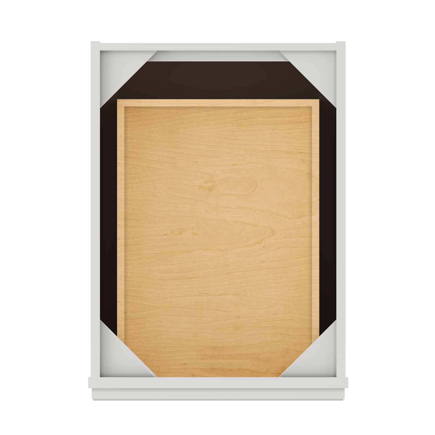 Drawer Base Kitchen Cabinet DB18 Milan Pearl 18 in. width 34.5 in. height 24 in. depth - Kitchen Cabinets