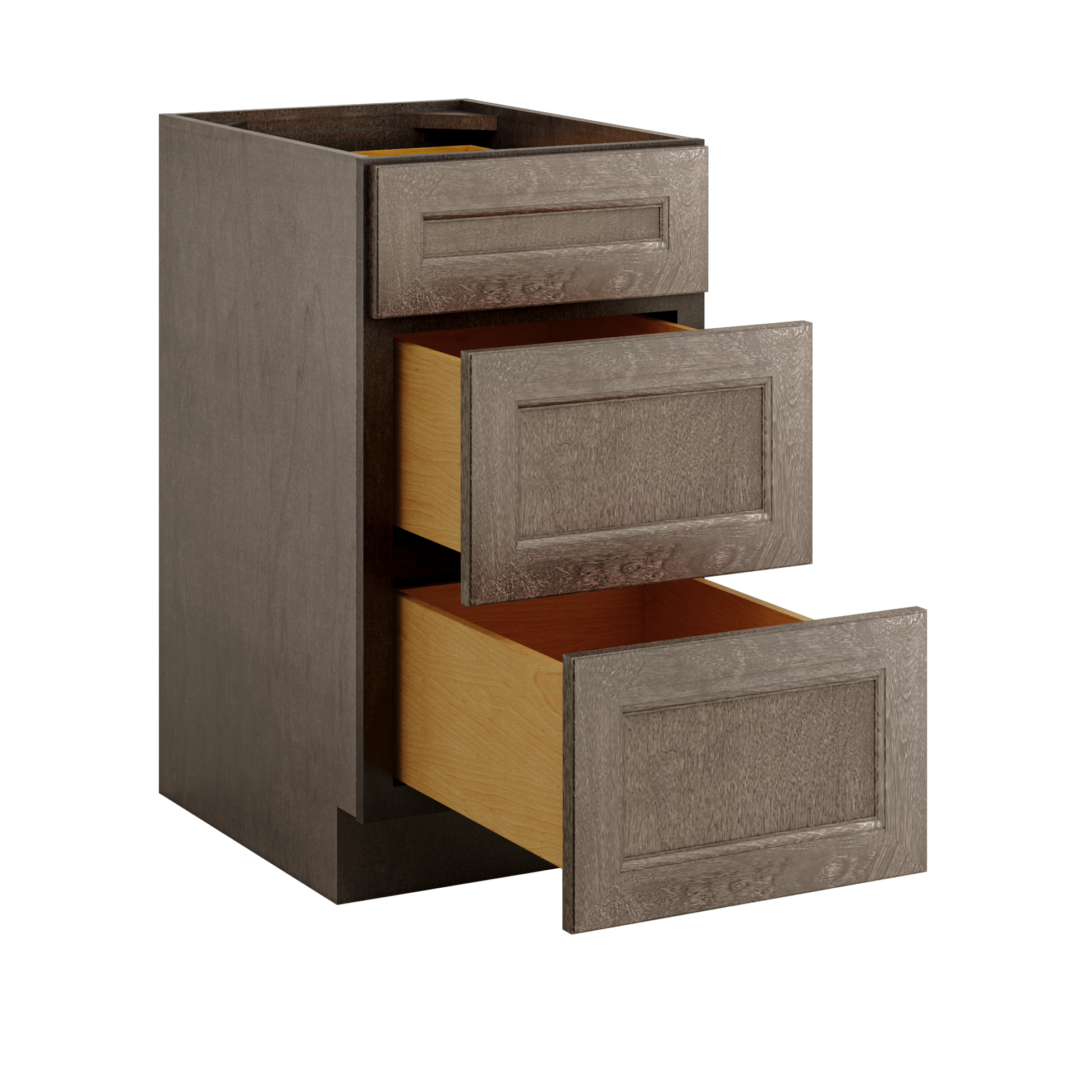 Drawer Base Kitchen Cabinet DB18 Milan Slate 18 in. width 34.5 in. height 24 in. depth - Kitchen Cabinets