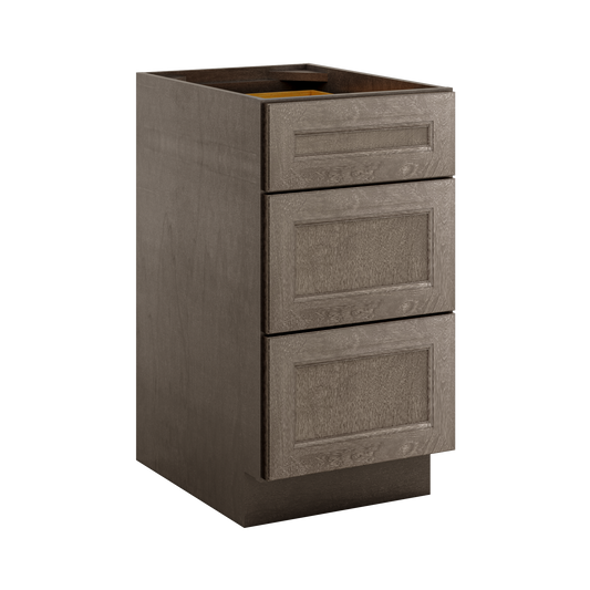 Drawer Base Kitchen Cabinet DB18 Milan Slate 18 in. width 34.5 in. height 24 in. depth - Kitchen Cabinets