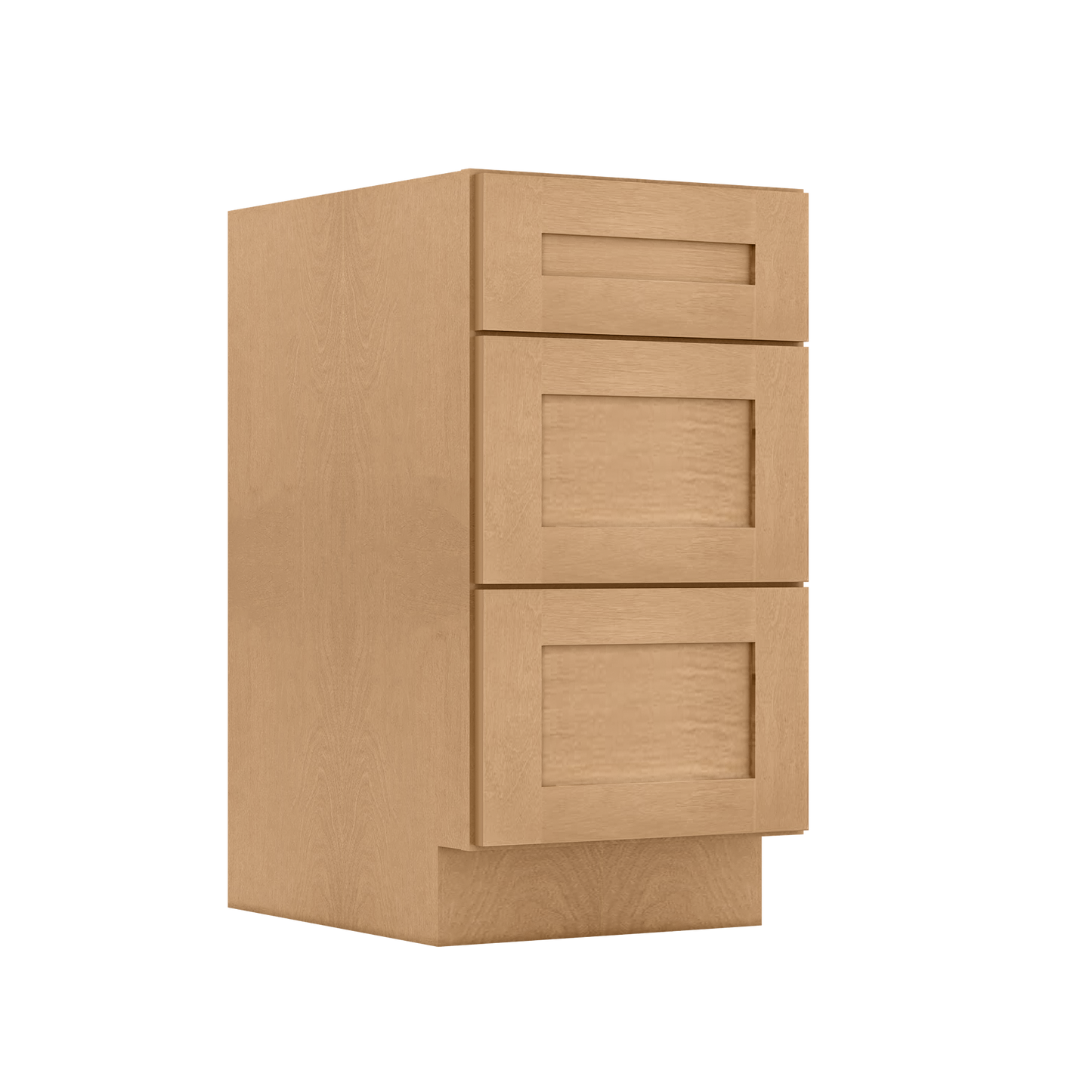 Drawer Base Kitchen Cabinet DB18 Shaker Toffee LessCare 18 in. width 34.5 in. height 24 in. depth - Kitchen Cabinets