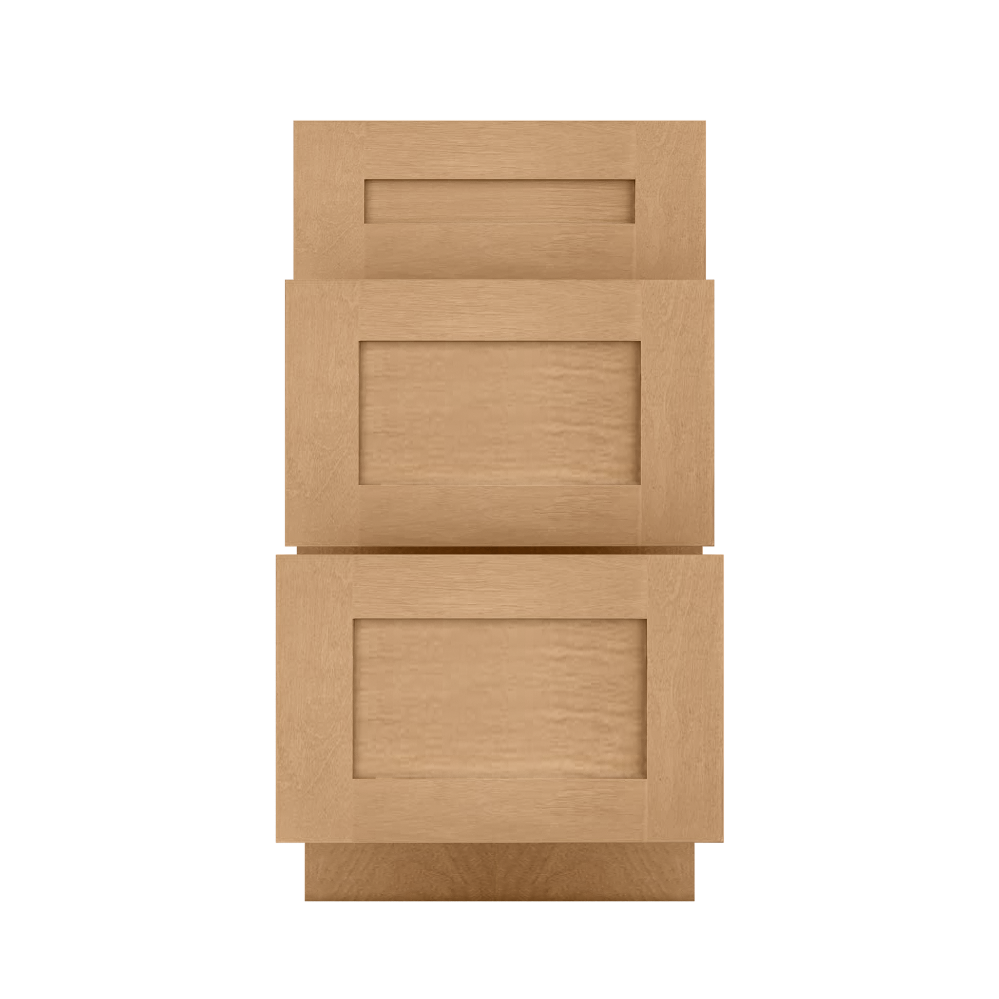 Drawer Base Kitchen Cabinet DB18 Shaker Toffee LessCare 18 in. width 34.5 in. height 24 in. depth - Kitchen Cabinets